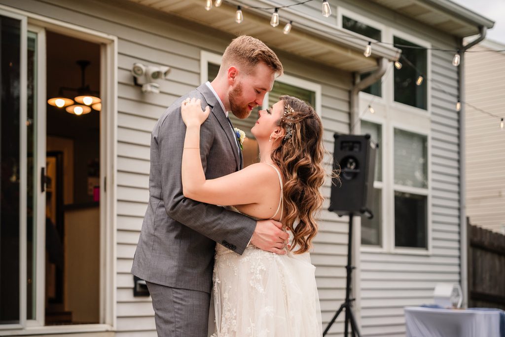 Bride and groom First Dance in Naperville, IL